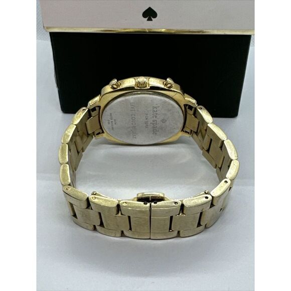 Kate Spade New York 0100 Women\'s Gold Stainless Steel Analog Dial Watch JNA160 main image 10